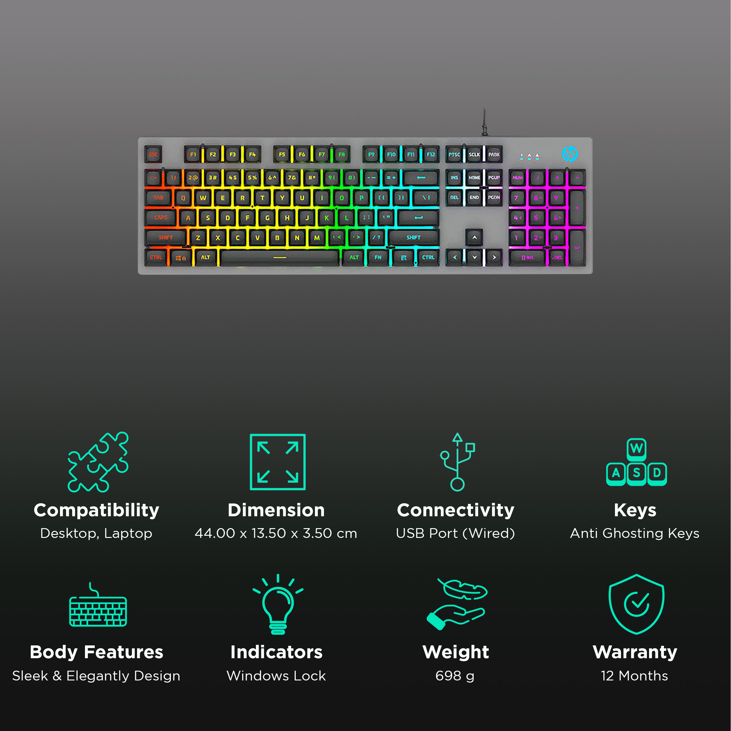 Anti Ghosting Keys